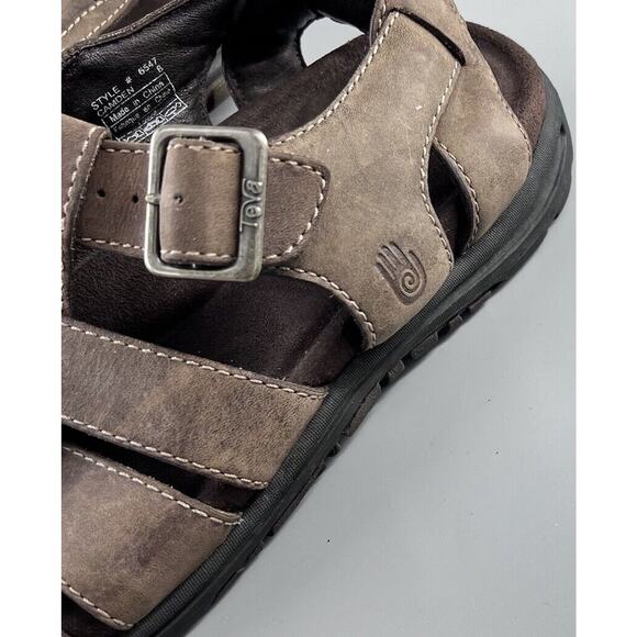 Teva Camden Mens 8 Brown Leather Open Toe Ankle Strap Fishermans Sandals main image 7